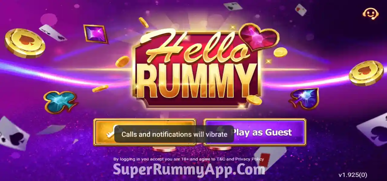  Hello Rummy App Download and get ₹51 Bonus